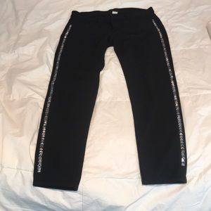 Tag Jeans studded tuxedo stripe skinny pant